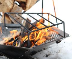 簡易グリルブリッジL ＆ グリルネット‟Rectangle” ステンレスセット