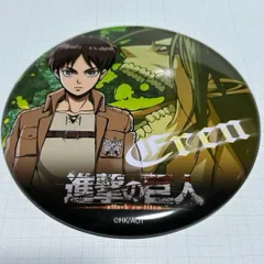 進撃の巨人 エレン スタンド 缶バッジ