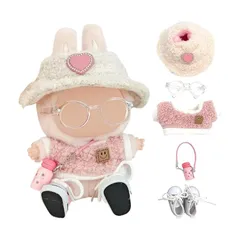 【新品】 Ruokey ぬいぐるみ服 服のみ 15cm 17cm ぬいぐるみ 人形の服 ドール服 ぬいぐるみ着せ替え かわいい コスチューム ドレスアップ DIY アクセサリー 人形スーツ ジャンプスーツ 写真小道 ドール世代別服 着せ替え DIY 15c 1
