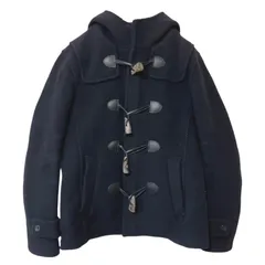 z1627  LONDON Tradition ロンドントラディション　ダッフルコート　紺　ネイビー　レディース　Sサイズ　ウール　ジップアップ　オシャレ　高級感　イングランド製