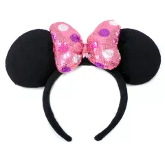 【中古】アクセサリー(非金属) ミニーマウス(ピンク/スパンコール) カチューシャ 「ディズニー」 東京ディズニーリゾート限定