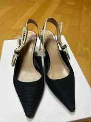 ディオール J'ADIOR スリングバック ブラック パンプス