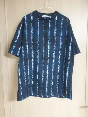 ザラ ネイビー ブルー ストライプ 半袖 Tシャツ