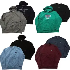 古着卸 まとめ売り ブランドMIX スウェット 8枚セット (メンズ 2XL /3XL ) ディッキーズ トミー ラルフローレン リーバイス 中古 NC9046