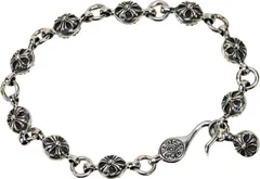 本物志向の貴方へ！ 美しさと重厚感を合わせ持つクロスボールシルバー925ブレスレット