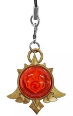 【中古】雑貨 炎 「原神 神の目カプセルストラップ モンドシリーズ」