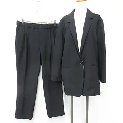 スーツ セットアップ ジャケット テーラーカラー シングル 1B パンツ ストレート ロング 大きいサイズ 黒 ブラック 3L