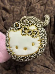 クラシック ハローキティ(ハローキティ) ヒョウ柄 レオパード ギャル クッション 枕 ギャルカラー ラテギャル コギャル