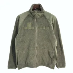 00年代 米軍実物 U.S.ARMY ECWCS GEN3 level3 フリースジャケット ミリタリー セージグリーン（メンズ MEDIUM LONG ）T2778
