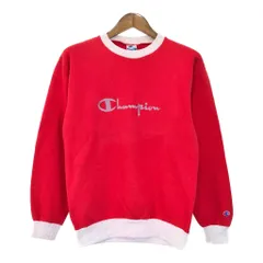 90年代 USA製 Champion チャンピオン AUTHENTIC オーセンティック スウェット ロゴ レッド(メンズ MEDIUM)中古 古着 T5275
