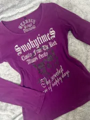 ゴスパンク パープル ロングスリーブ なな