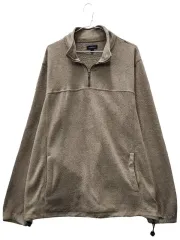 CROFT&BARROW ベージュ ハーフジップ フリース