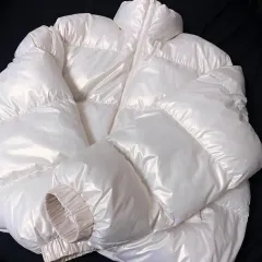 FREE グロシー 白 ダウン MUSINSA