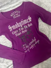 ゴスパンク パープル ロングスリーブ なな