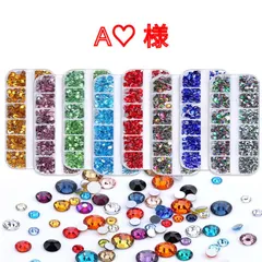 【A♡ 様】　高分子ストーン　ミルキーストーン　デコストーン　デコうちわ　ラインストーン