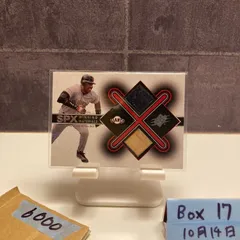 2001 Upper Deck SPX Winning Materials Barry Bonds San Francisco Giants ジャージ バット カード