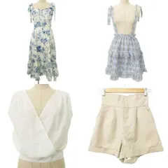 グレイル GRL 他 タグ付き 衣類 4点セット おまとめ ワンピース ブラウス スカート ショートパンツ S、F マルチカラー