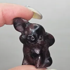 ガーネットインヌーマイト✨ブタ✨カービング✨