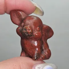レッドジャスパー✨ブタ✨カービング✨