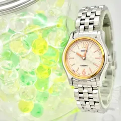 【新品電池】SEIKO セイコー EXCELINE エクセリーヌ レディース 腕時計 4J41-0AD0 200010 純正ベルト