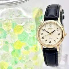 【外観美品/新品電池】SEIKO セイコー SPIRIT スピリット ゴールド レディース 腕時計 5E31-6C8A 520362 新品ベルト