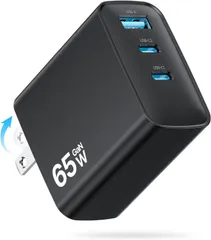 PD 充電器 65w【2025新設計・超軽量・超低温】安全で低温 折りたたみ式プラグ Type C 急速充電器 タイプc USB-C スマホ PSE認証済み 出張・旅行 PD3.0/QC3.0/PPS/SCP規格 MacBook/iPad/iPhone