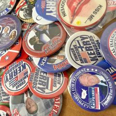 ヴィンテージ缶バッジ／まとめ売り／USA E】100点 ヴィンテージ 缶バッジ 大量 まとめ売り まとめて セット