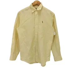 ポロバイラルフローレン Polo by RALPH LAUREN スモールポニー刺繍 ストライプ ボタンダウン長袖シャツ メンズ  170