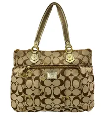 コーチ トートバッグ ショルダーバッグ 肩掛け ポピー ラージシグネチャー F18711 レディース COACH