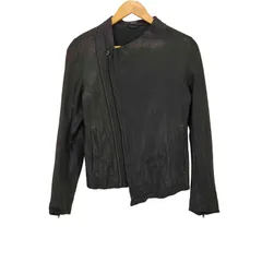 ユーズドフルギ USED古着 domenico+savio シングルライダースジャケット 羊革 レディース JPN：38 