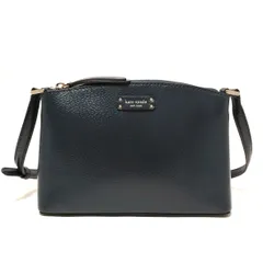 Kate spade(ケイトスペード) ショルダーバッグ - WKRU6041 ネイビー 斜めがけ レザー