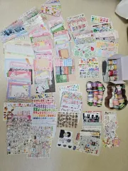 ダイアリーデコ用品 まとめ (マスキングテープ ステッカー キスカット メモ用紙 など)