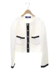 【新品・未使用】M'S GRACY ノーカラージャケット 40 アイボリー 新品・未使用】M'S GRACY ノーカラージャケット 40 アイボリー - メルカリ