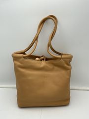 FURLA フルラ ミニバッグ レザー×ロープハンドル キャメル系 - メルカリ