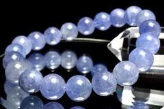 【１点物】透過性あり！◇数量限定 タンザナイト　9.5mm　ブレスレット パワーストーン 天然石 _MC2014