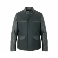 31L8 Eddie Bauer エディーバウアー 牛革 レザージャケット サイズS ブラック ブルゾン TALON ZIP Leather Jackett18rのサムネイル