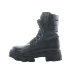 【中古】ジアボルギーニ GIA BORGHINI GIA35 レースアップブーツ 38 25cm 黒 ブラック /RI ■OS レディース ジアボルギーニ GIA BORGHINI GIA35 レースアップブーツ 38 25cm 黒