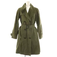 【中古】タトラス TATRAS トレンチコート 1 カーキ 緑 ベルト付き /CX ■GY53 レディース タトラス TATRAS トレンチコート 1 カーキ 緑 ベルト付き /CX □GY53