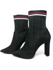 DIANA　ダイアナ　ブーツ　ショートブーツ　ストレッチ　ニット　送料込み　22.5cm　976429