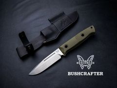 ベンチメイド 163-1 ブッシュクラフター オリーブドラブグリーン BENCHMADE BUSHCRAFTER ブッシュクラフトナイフ S30V G10