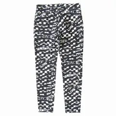 未使用 ヒステリックグラマー HYSTERIC GLAMOUR ガール ロゴ 総柄 スリム パンツ ストレッチ ジッパーフライ 01223AP01604 W28 ホワイト/ブラック メンズのサムネイル
