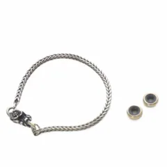 トロールビーズ TROLLBEADS 925 LAA ブレスレット スペーサー クラスプ セット シルバー