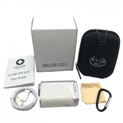 【美品】ニンジャーゴルフ レーザー距離計 白 NJ MINI PRO OLED 通電確認済 収納ケースゴルフ NINJOR GOLFのサムネイル