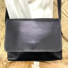 ランセル ショルダーバッグ サコッシュ 革 黒 旅行 通勤通学 FY370