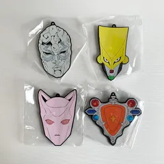 【最終セール】一番くじ ジョジョの奇妙な冒険 EVIL PARTY H賞 ラバーコースター 4種 セット