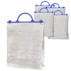 【特価商品】保冷バッグ 2l×3本 約6L エコバック アルミバッグ 保温 (5)
