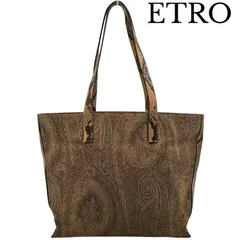 ETRO エトロ　トートバッグ　肩掛けバッグ　ペイズリー　パイソン　ユニセックス