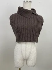Snidel スナイデル F トップス　ニット　 ノースリーブ ブラウン 20251111-0014