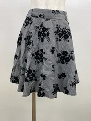 INGNI イング M 花柄　フレアスカート グレー 20251111-0018