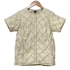 未使用 mont-bell モンベル スペリオダウン ラウンドネックT 800フィルパワー 半袖 ジャケット 1101669 サイズS アイボリー レディース 古着 中古 USED